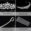 Silver Crown Tiara for Women Girls Rhinestone Queen Princess Crown