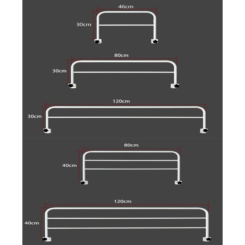 Adjustable Bed Rail for Elderly Bedside Standing Assist, clip-on Bed