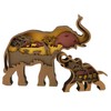 Elephant Statue Boxwood Mechanical Engraving Safe Durable Exquisite Details Elephant