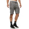 Indicode Men's Agron Cargo Shorts with 6 Pockets, 98% Cotton,