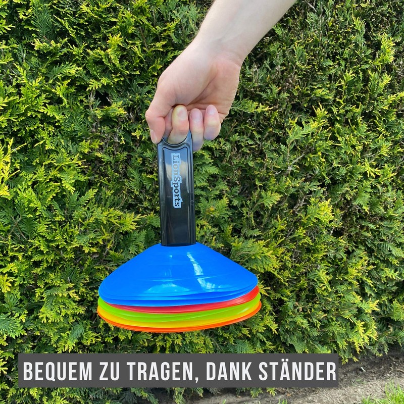 LionSports Professional Marker Cones Set (Improved Version 2020) - Perfect