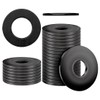 YOYEAH Pack of 25 Washers M6 Black Carbon Steel Washers