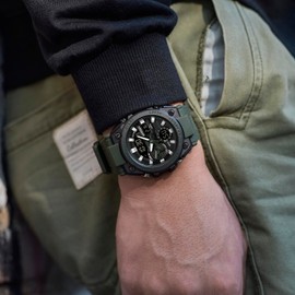 Military Watch Men's Digital Watch Military Watch Outdoor Tactical Watch Large 5 ATM Waterproof Digital Watch Men's Watches Stopwatch Sports Watch Men Boys Chronograph Men Black Green, Army Green,