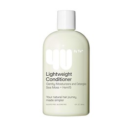 Acondicionador desenredante ligero para cabello rizado, ensortijado y crespo Acondicionador nutritivo sin sulfatos Hemi15 y musgo marino con ingredientes naturales ideal para trenzas (13 fl oz)