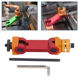 Workpiece Stop, CNC Work Stop Locator Adjustable Vice Stop Limiter Precision Milling Vise Part Stop for T-Nut