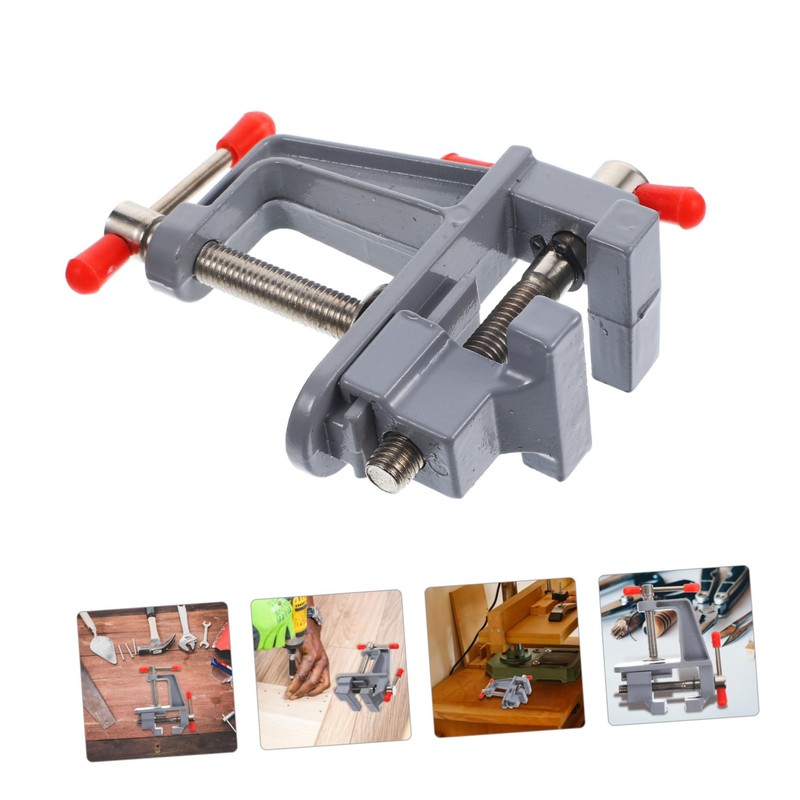 Operitacx Mini Vice for Workbenches Jewellers Small Handle Craft Device