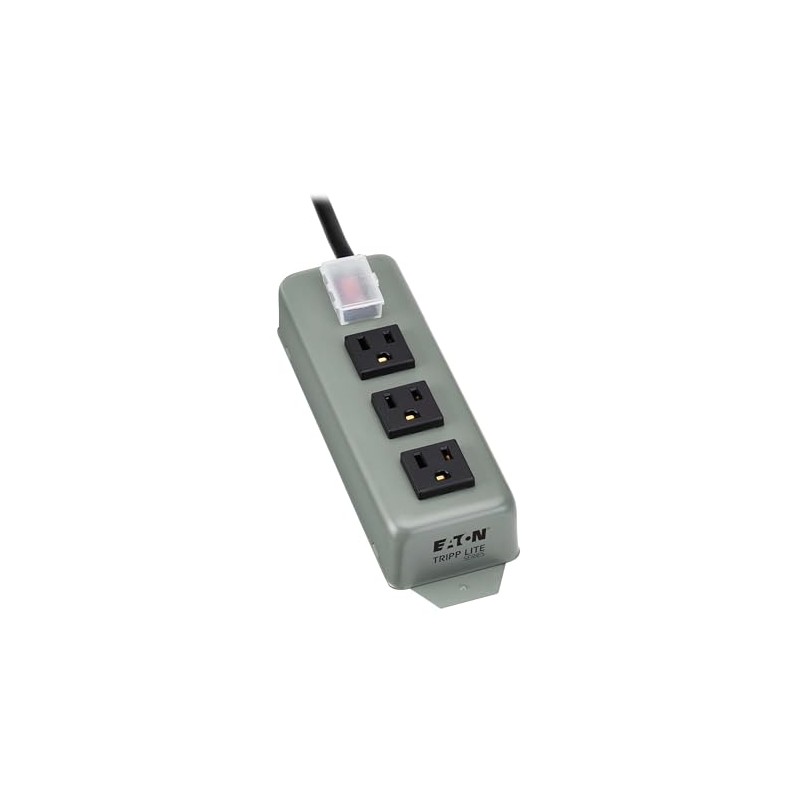 Tripp Lite 3SP Waber Power Strip Metal 5-15R 3 Outlet