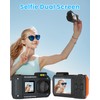 MOREXIMI 33FT Underwater Camera, 4K 65MP Waterproof Camera, Underwater Camera