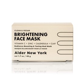 Alder New York Brightening Face Mask- Radiance Boosting Vitamin C & Calendula Exfoliating Mud Face Mask