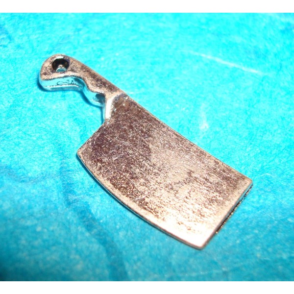 Pendant Knife Charm Halloween Charm Cooking Chef Baking Butcher Meat