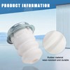 Stop Buffer Rubber Bearings 2 Pieces Spring Plate Stop Buffer
