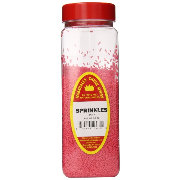Marshall’s Creek Spices Sprinkles Seasoning, Pink, XL Size, 20 Ounce