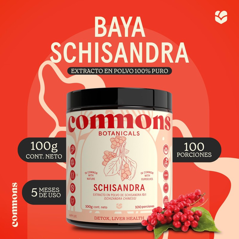 Commons Hongos Adaptógenos - Hongo de Baya Schisandra - Extracto