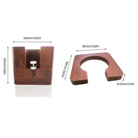 Coffee Tamper Holder, Coffee Tamper Station, Wooden Coffee Filter Tamper Stand, Coffee Tamper Mat Stand, Coffee Filter Tamper Holder for 51 mm, 53 mm, 54 mm Portafilter