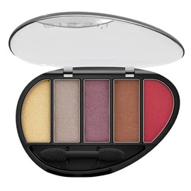 Bissú Eyeshadow Pallet (Quinteto) 5 colors with Dual-ended Eyeshadow Applicator (09 Soy Valiente)
