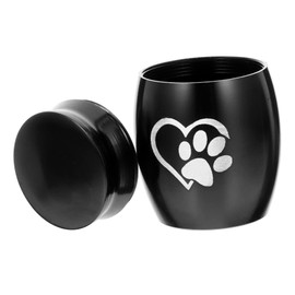 Kisangel 2pcs Pet Urn Keepsake Urn for Ashes Dogs Ashes Can Dog Paw Print Kit Pet Funeral Ornaments Cat Urn