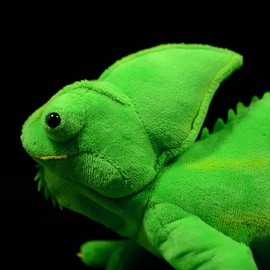 Stuffed Animal Chameleon Plush Toy - 15 inch Green Stuffed Toys Realistic Chameleon , Gifts for Kids