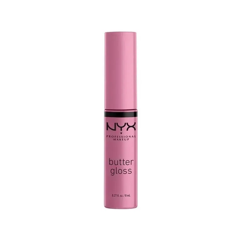Labial Líquido Nyx Butter Gloss Cobertura Ligera A Media 8ml
