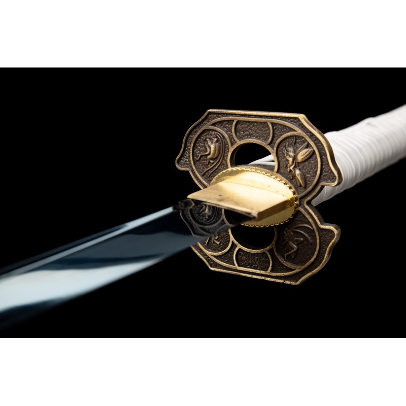 LSWYBJ Full Tang Katana Sword Sharp Real Samurai Swords Handmade