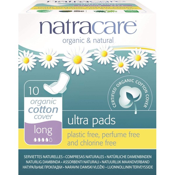 Natracare: Natural Ultra Long Pads with Wings (2 X 10 Ct)