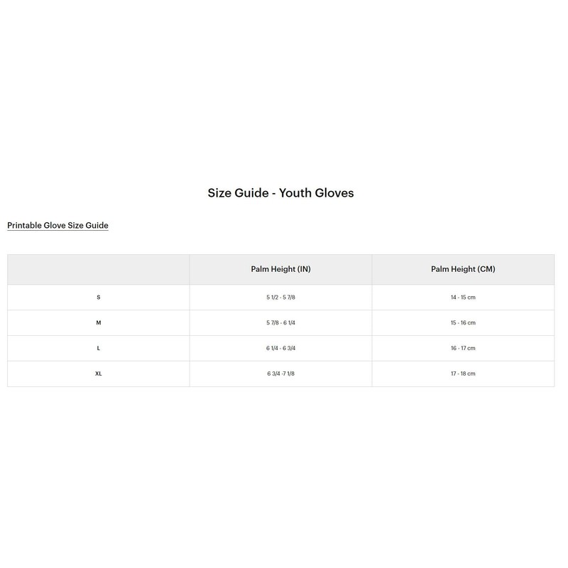 100% Hydromatic WP Youth Cycling Gloves (Black, L)