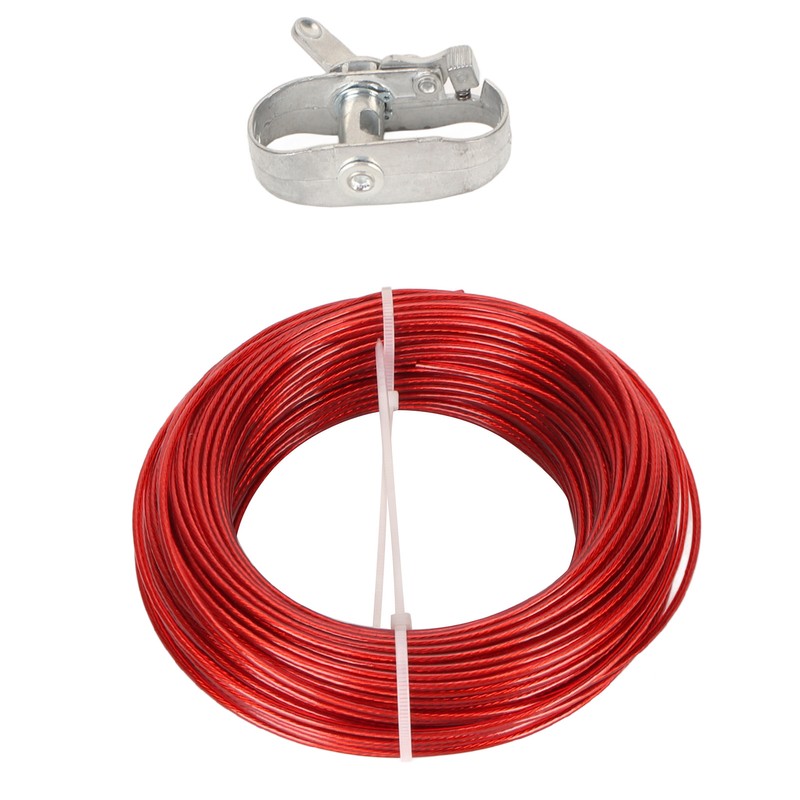 150ft Pool Cover Cable with Rustproof Aluminum Winch for Above