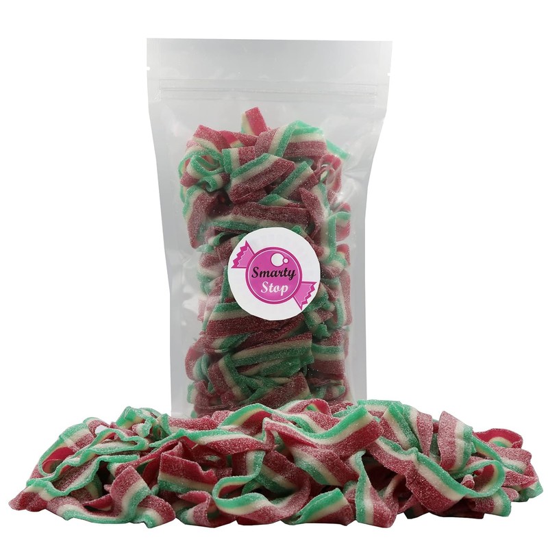 Smarty Stop Every Sour Belts Flavor Gummy Candy 1 Pound