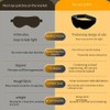 Sleep Mask for Women Men, Breathable Blindfold Zero Eye Pressure