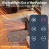 WDZP New Heatar Remote Control Replacement Fit for BREEZOME MQ18