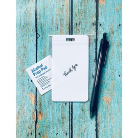 Erasable, Reusable Notepad Badge for Nurses