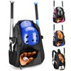 DAREKUKU Youth Baseball Backpack, Softball Bags for Boys and Adults
