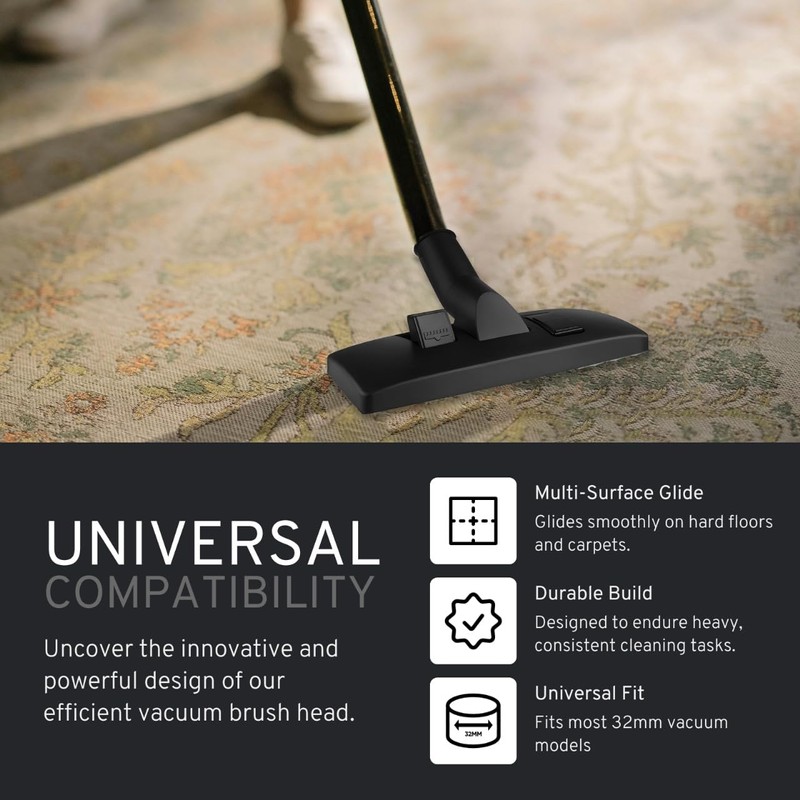 32mm Brush Head Replacement for Henry Hoover Attachments | 270mm