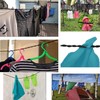 Retractable Portable Clothesline for Travel，Tri-Braided Clothing line with Strong Suction