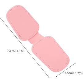 2 Piezas Sujetadores de Gafas Clip Multifuncional para Visera del Automóvil Almacenamiento de Gafas y Tickets Color Rosa
