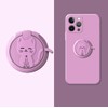 360 Rotation Metal Ultra-Thin Cute Cat Cell Phone Ring Buckle