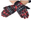 CHCYCLE - Guantes de moto con visualización táctil, Rojo, XL-Red