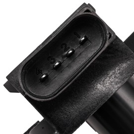 PHILTOP Set of 4 Ignition Coil Pack and Iridium Spark Plugs Fits for 2000-2001 Jetta,Golf,TT,TT Quattro,1999-2001 Beetle,1997 1998 1999 2000 A4,2000 2001 2002 2003 2004 A6 Quattro,2000-2002 A8 Quattro