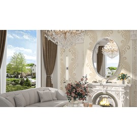 TokeShimi Oval Mirrors for Wall Decor 24x36 Inch with Non-Rusting Aluminum Alloy Brushed Silver Matte Framed Wall Mounted for Bathroom, Entryway, Living Room, Bedroom,Vanity or Horizontal