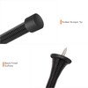 KOVOSCH 10 Pack Spring Door Stoppers Black - Flexible Heavy