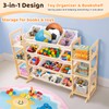 Ratulie Large Toy Storage Organizer Kids Toy Organizer and Bookshelf