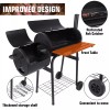 Unbranded 43" Charcoal Smoker BBQ Grill Outdoor Portable Patio Backyard