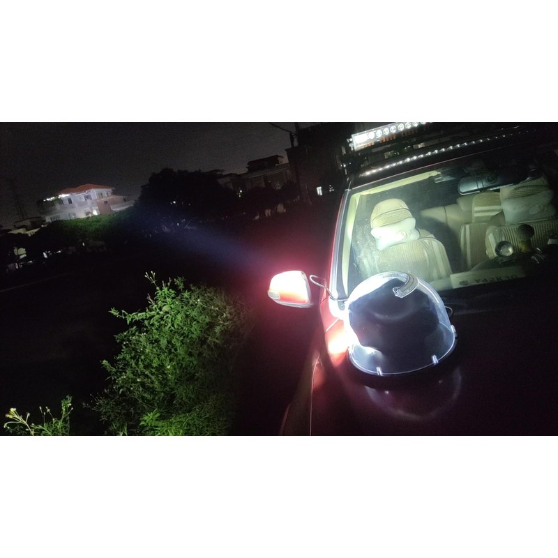 White Handheld Led Search Light 8 Inch 50W 360 Degrees