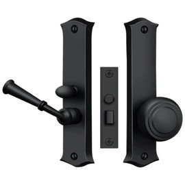Deltana Sdl688u19 Classic Storm Door Latch Mortise Lock, Paint Black