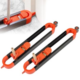 Contour Gauge, Contour Gauge with Lock, Contour Gauge, Duplication Gauge, Scribing Tool, Marking Tools for Copying Irregular Contours and Measuring Wood, Pack of 2