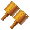 1-1/2 Inch Dry Tile Hole Saws Set 2Pcs 38mm Diamond