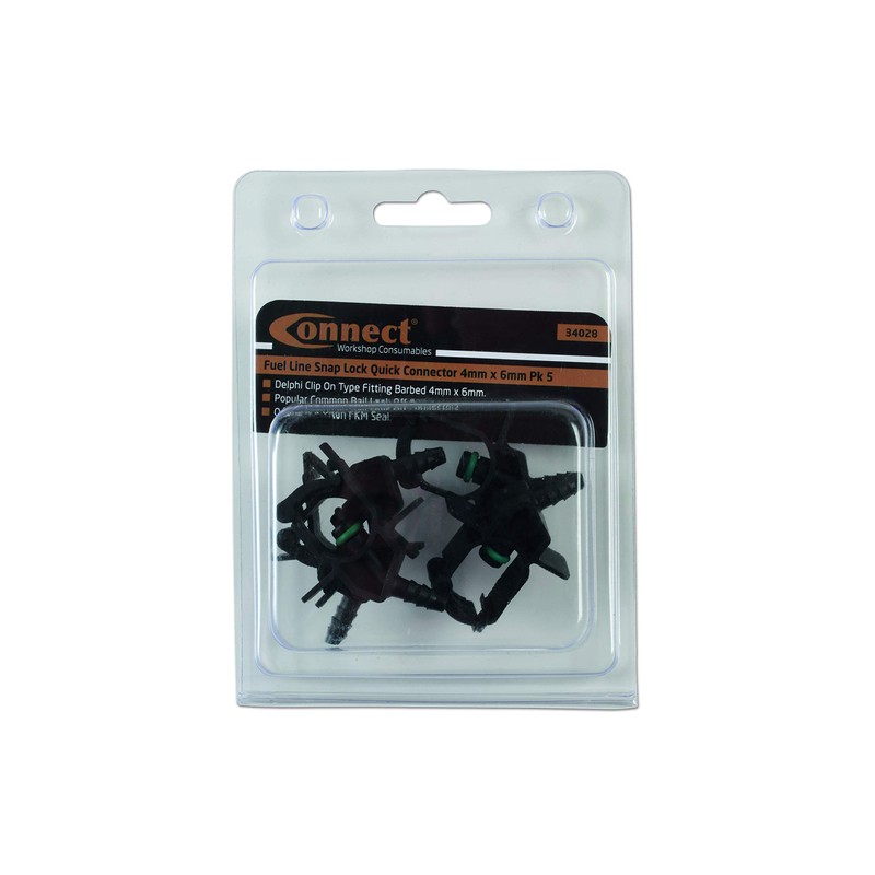 Connect 34028 Fuel Line Snap Lock Quick Connector 4mm x