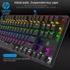 HP GK200 Mechanical Gaming Keyboard Metal Plate Suspended Keycaps (SPANISH)