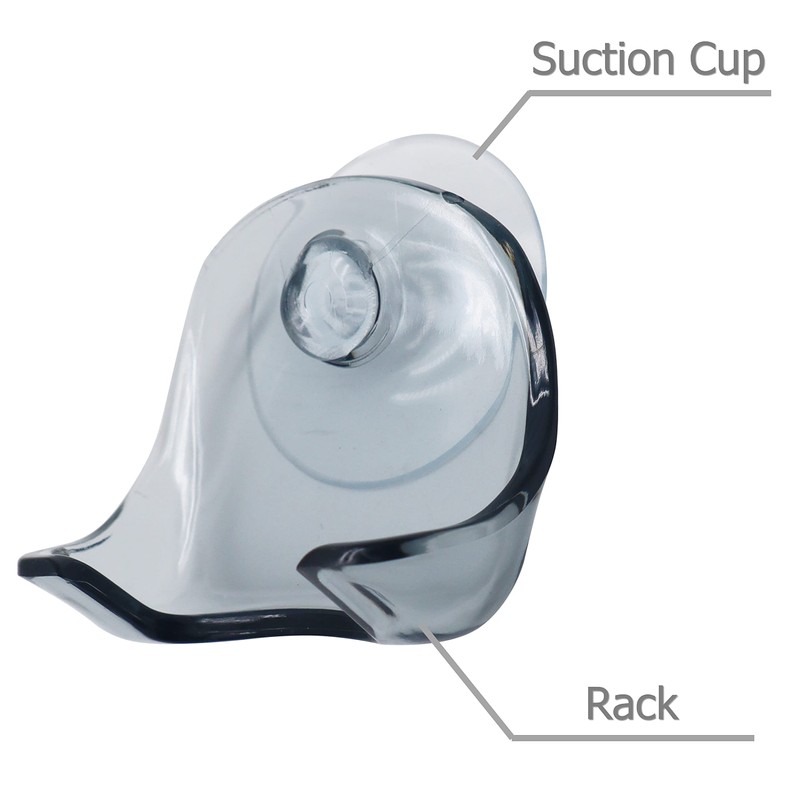 EIKS 2 Pack Portable Razor Holder Rack Shelves with Suction