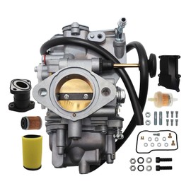 SVKZGFZ Carburetor & Manifold Boot & Air Oil Filter for Yamaha Big Bear 4WD YFM350FW 1987-1998, Kodiak 400 YFM400 YFM400FW 1993-1998, Moto-4 YFM350ER 1987-1995 ATV Carb #4GB-14101-00-00
