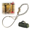 Heavy-Duty Fence Post Puller with Galvanized Aircraft Cable & 1/4"